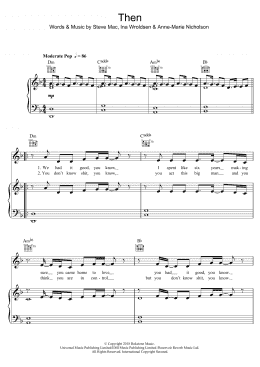 page one of Then (Piano, Vocal & Guitar Chords)