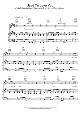 page one of Used To Love You (Piano, Vocal & Guitar Chords)