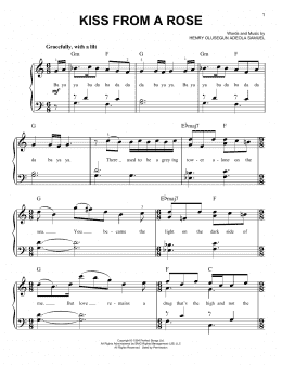 page one of Kiss From A Rose (Easy Piano)