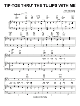 page one of Tip-Toe Thru' The Tulips With Me (Piano, Vocal & Guitar Chords (Right-Hand Melody))
