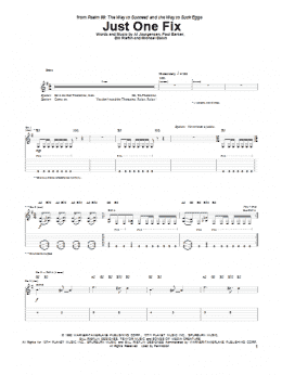 page one of Just One Fix (Guitar Tab)