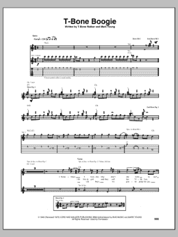 page one of T-Bone Boogie (Guitar Tab)