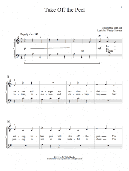 page one of Take Off The Peel (Educational Piano)