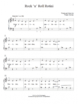 page one of Rock 'N' Roll Rotini (Educational Piano)