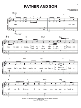 page one of Father And Son (Easy Piano)