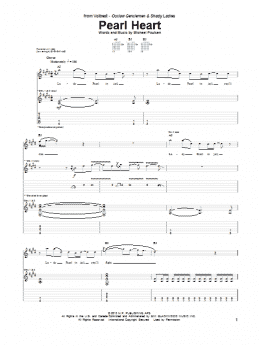 page one of Pearl Heart (Guitar Tab)