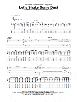 page one of Let's Shake Some Dust (Guitar Tab)