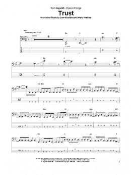 page one of Trust (Bass Guitar Tab)