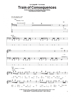 page one of Train Of Consequences (Bass Guitar Tab)