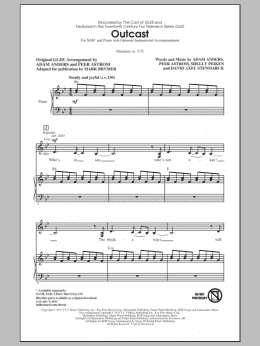 page one of Outcast (SAB Choir)