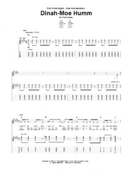 page one of Dinah-Moe Humm (Guitar Tab)
