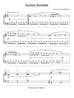 page one of Aurora Borealis (Educational Piano)