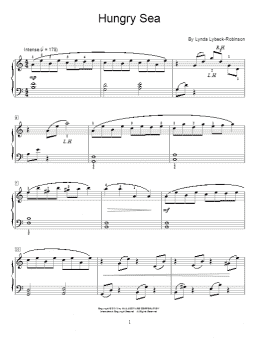 page one of Hungry Sea (Educational Piano)