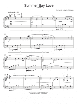 page one of Summer Bay Love (Educational Piano)