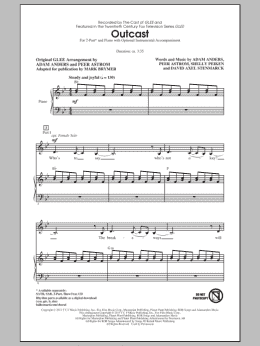 page one of Outcast (2-Part Choir)