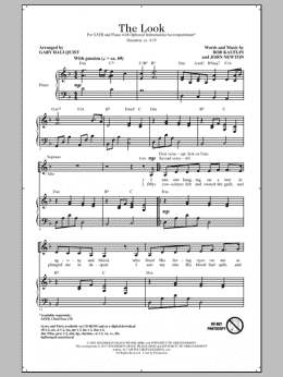 page one of The Look (SATB Choir)