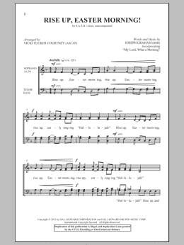 page one of Rise Up, Easter Morning! (SATB Choir)
