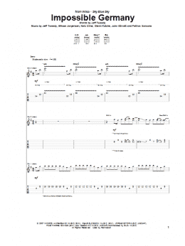 page one of Impossible Germany (Guitar Tab)
