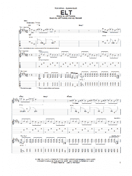 page one of ELT (Guitar Tab)