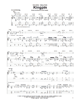 page one of Kingpin (Guitar Tab)