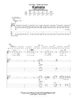 page one of Kamera (Guitar Tab)
