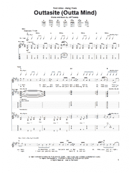 page one of Outtasite (Outta Mind) (Guitar Tab)