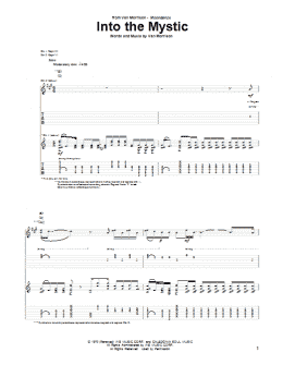 page one of Into The Mystic (Guitar Tab)