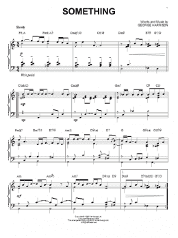 page one of Something [Jazz version] (arr. Brent Edstrom) (Piano Solo)
