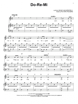 page one of Do-Re-Mi (Piano & Vocal)