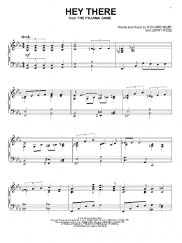 page one of Hey There (Piano Solo)