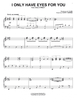 page one of I Only Have Eyes For You (Piano Solo)