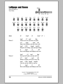 page one of Lollipops And Roses (Ukulele Chords/Lyrics)