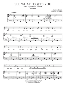 page one of See What It Gets You (Piano & Vocal)