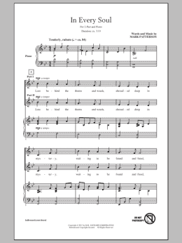 page one of In Every Soul (2-Part Choir)
