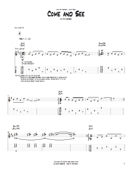 page one of Come And See (Guitar Tab)