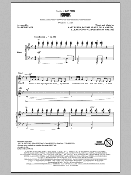 page one of Roar (SSA Choir)