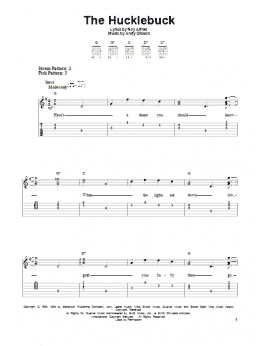 page one of The Hucklebuck (Easy Guitar Tab)