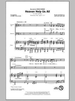 page one of Heaven Help Us All (SAB Choir)