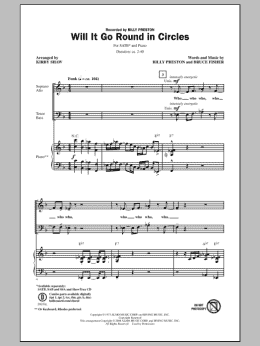 page one of Will It Go Round In Circles (SATB Choir)