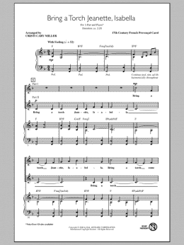 page one of Bring A Torch, Jeannette, Isabella (2-Part Choir)