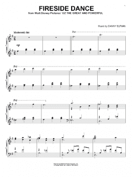 page one of Fireside Dance (Piano, Vocal & Guitar Chords (Right-Hand Melody))