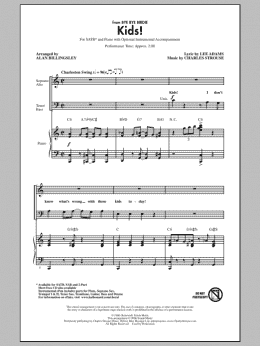 page one of Kids! (SATB Choir)