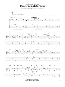 page one of Embraceable You (Guitar Tab)