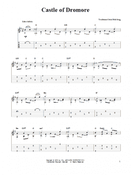 page one of Castle Of Dromore (Easy Guitar Tab)