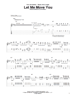 page one of Let Me Move You (Guitar Tab)