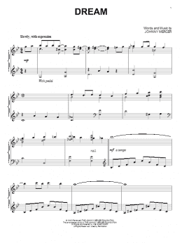 page one of Dream (Piano Solo)