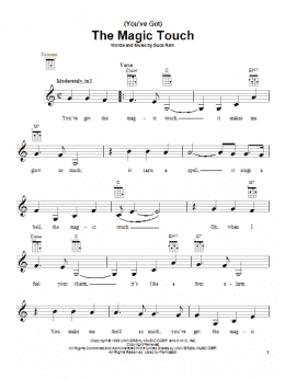 page one of (You've Got) The Magic Touch (Ukulele)