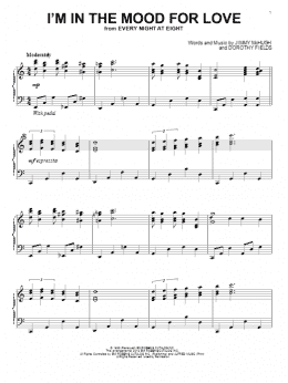 page one of I'm In The Mood For Love (Piano Solo)