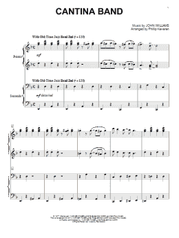 page one of Cantina Band (from Star Wars: A New Hope) (arr. Phillip Keveren) (Piano Duet)