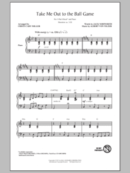 page one of Take Me Out To The Ball Game (3-Part Mixed Choir)